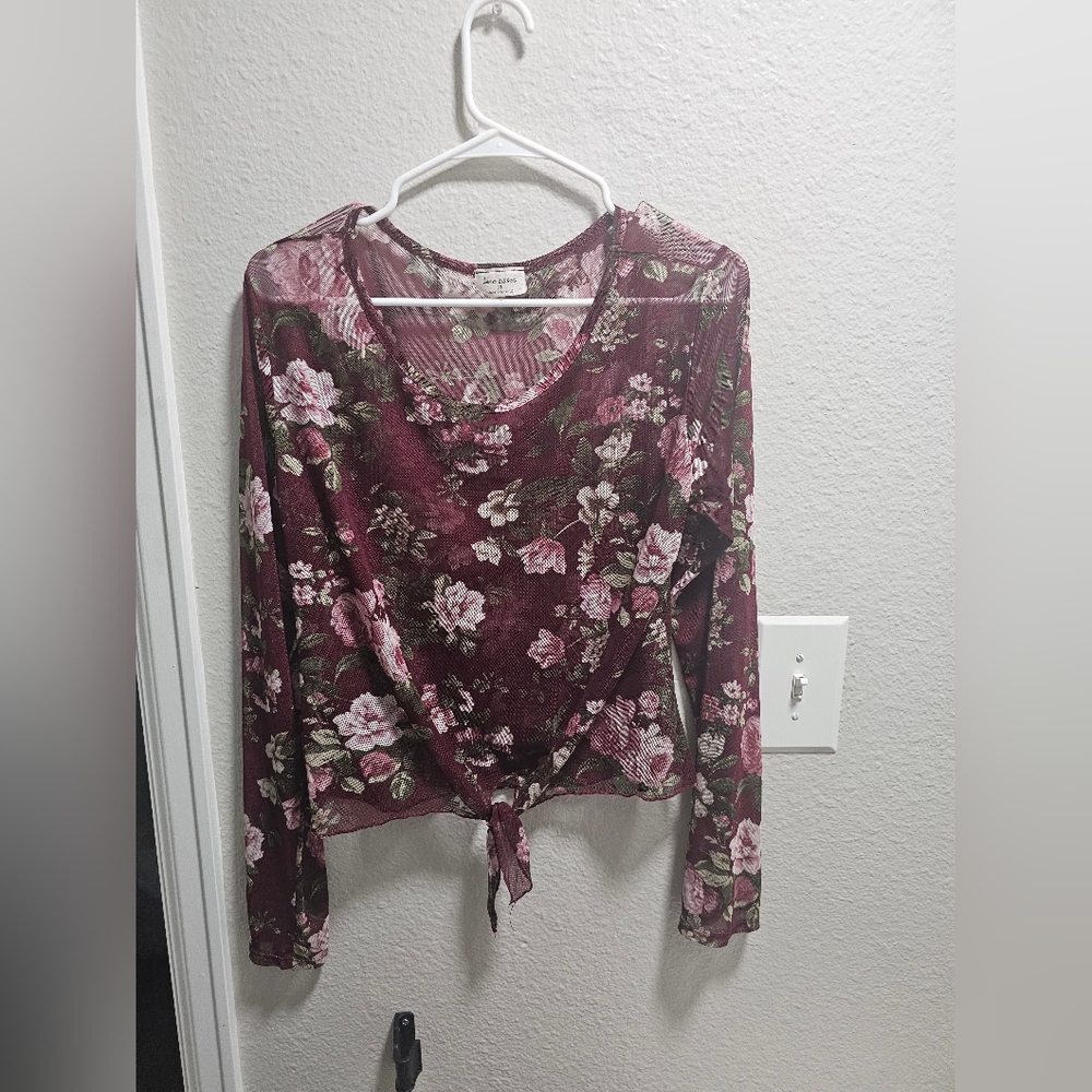 Free Kisses Sheer Top
